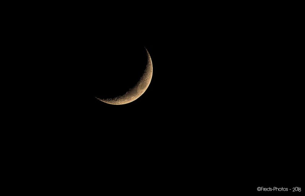 La lune photographiée par Pascal Frédéric pour le magazine Découverte.